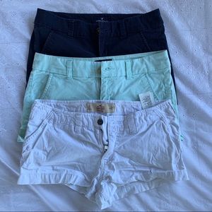 [LOT] AE and Hollister chino shorts